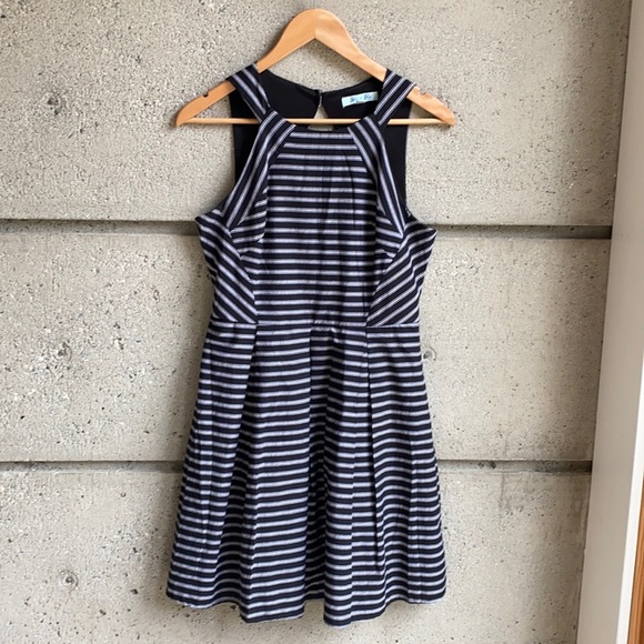 She & Sky Dresses & Skirts - She & Sky Boutique Striped pleated dress